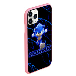 Чехол для iPhone 11 Pro Max матовый Соник - фото 2