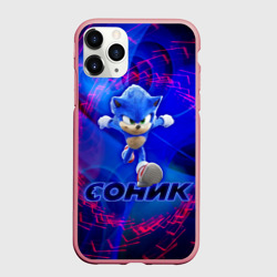 Чехол для iPhone 11 Pro Max матовый Соник