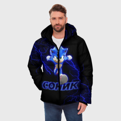 Мужская зимняя куртка 3D Соник - фото 2