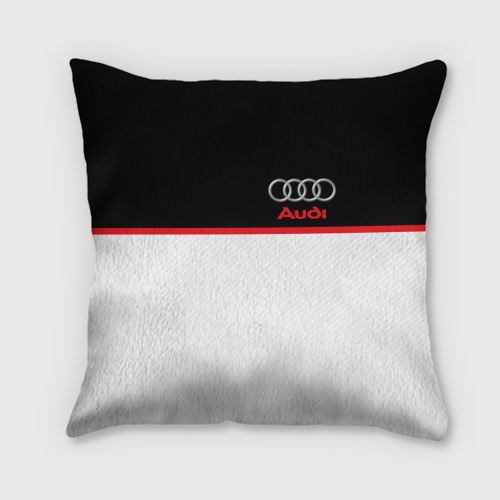 Подушка 3D Audi sport white and black