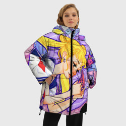 Женская зимняя куртка Oversize Сейлор Мун - фото 2