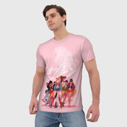 Мужская футболка 3D Pink Sailor moon - фото 2
