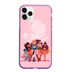 Чехол для iPhone 11 Pro Max матовый Pink Sailor moon