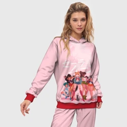 Женский костюм с толстовкой 3D Pink Sailor moon - фото 2