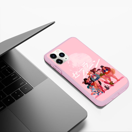 Чехол для iPhone 11 Pro Max матовый Pink Sailor moon, цвет розовый - фото 5