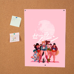 Постер Pink Sailor moon - фото 2
