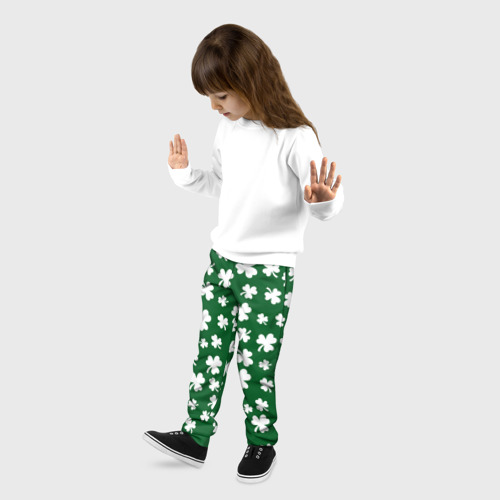 Детские брюки 3D с принтом День святого Патрика st Patrick's Day, фото на моделе #1
