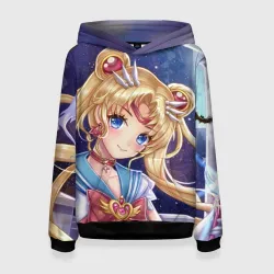 Женская толстовка 3D Sailor moon