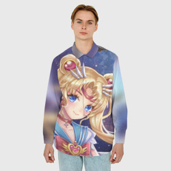 Мужская рубашка oversize 3D Sailor moon - фото 2