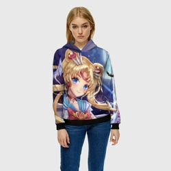Женская толстовка 3D Sailor moon - фото 2