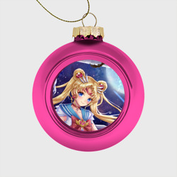 Стеклянный ёлочный шар Sailor moon