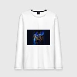 Мужской лонгслив хлопок Space Geometry