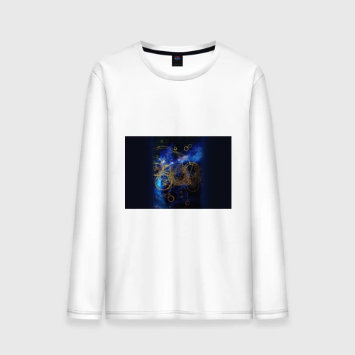 Мужской лонгслив хлопок Space Geometry