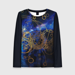 Женский лонгслив 3D Space Geometry