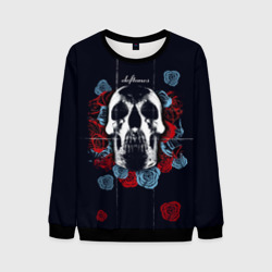 Мужской свитшот 3D Deftones Rose