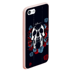 Чехол для iPhone 5/5S матовый Deftones Rose - фото 2