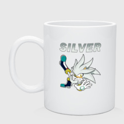 Кружка керамическая Sonic Silver