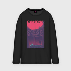 Мужской лонгслив oversize хлопок Deftones