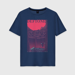 Женская футболка хлопок Oversize Deftones