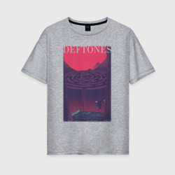 Deftones – Женская футболка хлопок Oversize с принтом купить со скидкой в -16%
