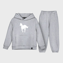 Детский костюм хлопок Oversize White Pony