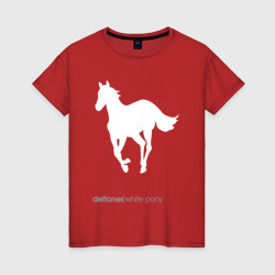 Женская футболка хлопок White Pony