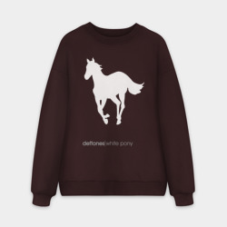 Мужской свитшот oversize без начеса хлопок White Pony