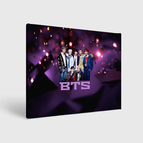Холст прямоугольный BTS