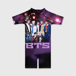 Детский купальный костюм 3D BTS