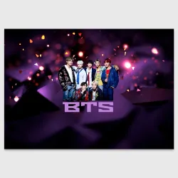 Поздравительная открытка BTS