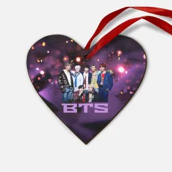 Деревянная игрушка Сердце BTS