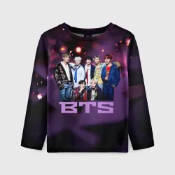 Детский лонгслив 3D BTS