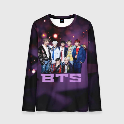 Мужской лонгслив 3D BTS