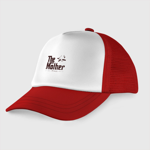 Детская кепка тракер The Mother, цвет красный