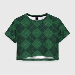 Женская футболка Crop-top 3D День святого Патрика st. Patrick's Day