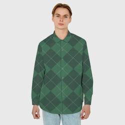 Мужская рубашка oversize 3D День святого Патрика st. Patrick's Day - фото 2