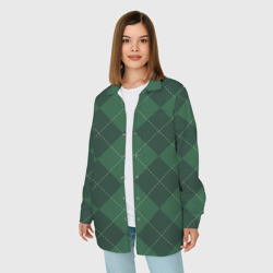 Женская рубашка oversize 3D День святого Патрика st. Patrick's Day - фото 2