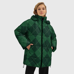 Женская зимняя куртка Oversize День святого Патрика st. Patrick's Day - фото 2