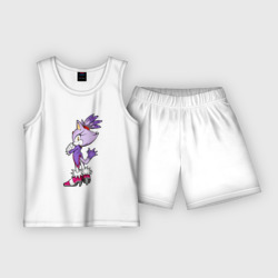 Детская пижама с шортами хлопок Sonic Кошка Блейз