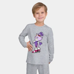 Детская пижама с лонгсливом хлопок Sonic Кошка Блейз - фото 2