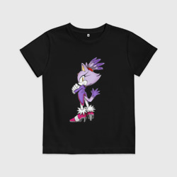 Детская футболка хлопок Sonic Кошка Блейз