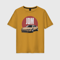 Женская футболка хлопок Oversize JDM Japanese Domestic Market