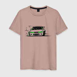 Мужская футболка хлопок Street racing Drift Дрифтер
