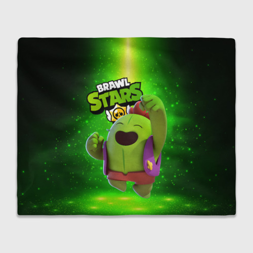 Плед 3D Brawn Stars Spike Спайк, цвет 3D (велсофт)