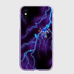 Чехол для iPhone XS Max матовый Sonic