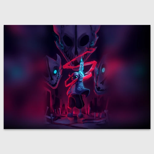 Поздравительная открытка Undertale Андертейл