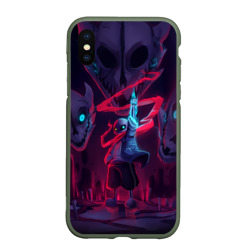 Чехол для iPhone XS Max матовый Undertale Андертейл