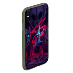 Чехол для iPhone XS Max матовый Undertale Андертейл - фото 2