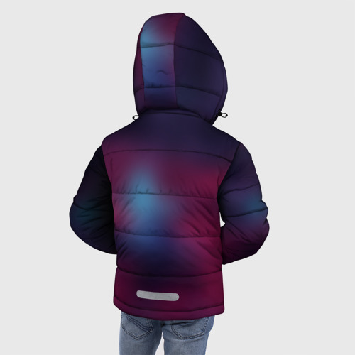 Зимняя куртка для мальчиков 3D с принтом Undertale Андертейл, вид сзади #2