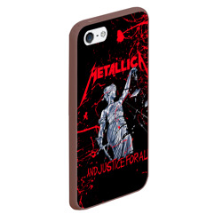 Чехол для iPhone 5/5S матовый Metallica - фото 2